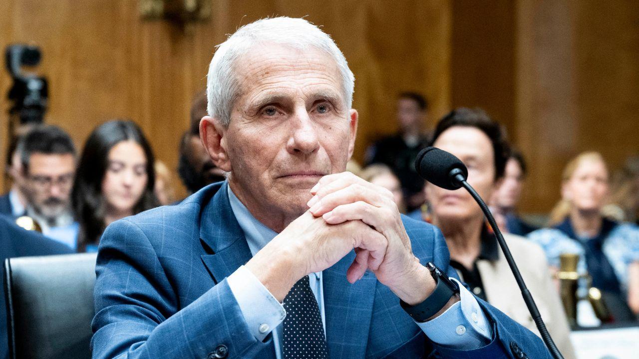 Image of Dr. Anthony Fauci appeared before the Senate Homeland Security Committee after being subpoenaed.