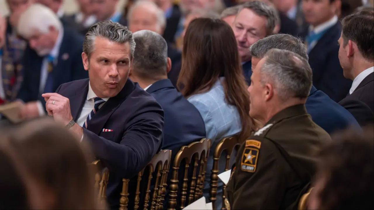 Image of Republican Rep. Thomas Massie accused Hegseth of abusing his office.