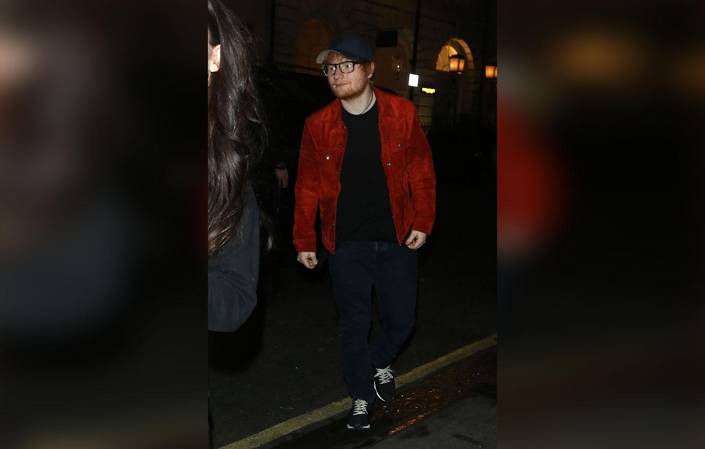 Ed Sheeran and Cherry Seaborn dine at Gymkhana indian restaurant after &#8216;The Brits&#8217;