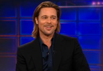 Brad Pitt Pitches Oscar Race Idea to Jon Stewart: 