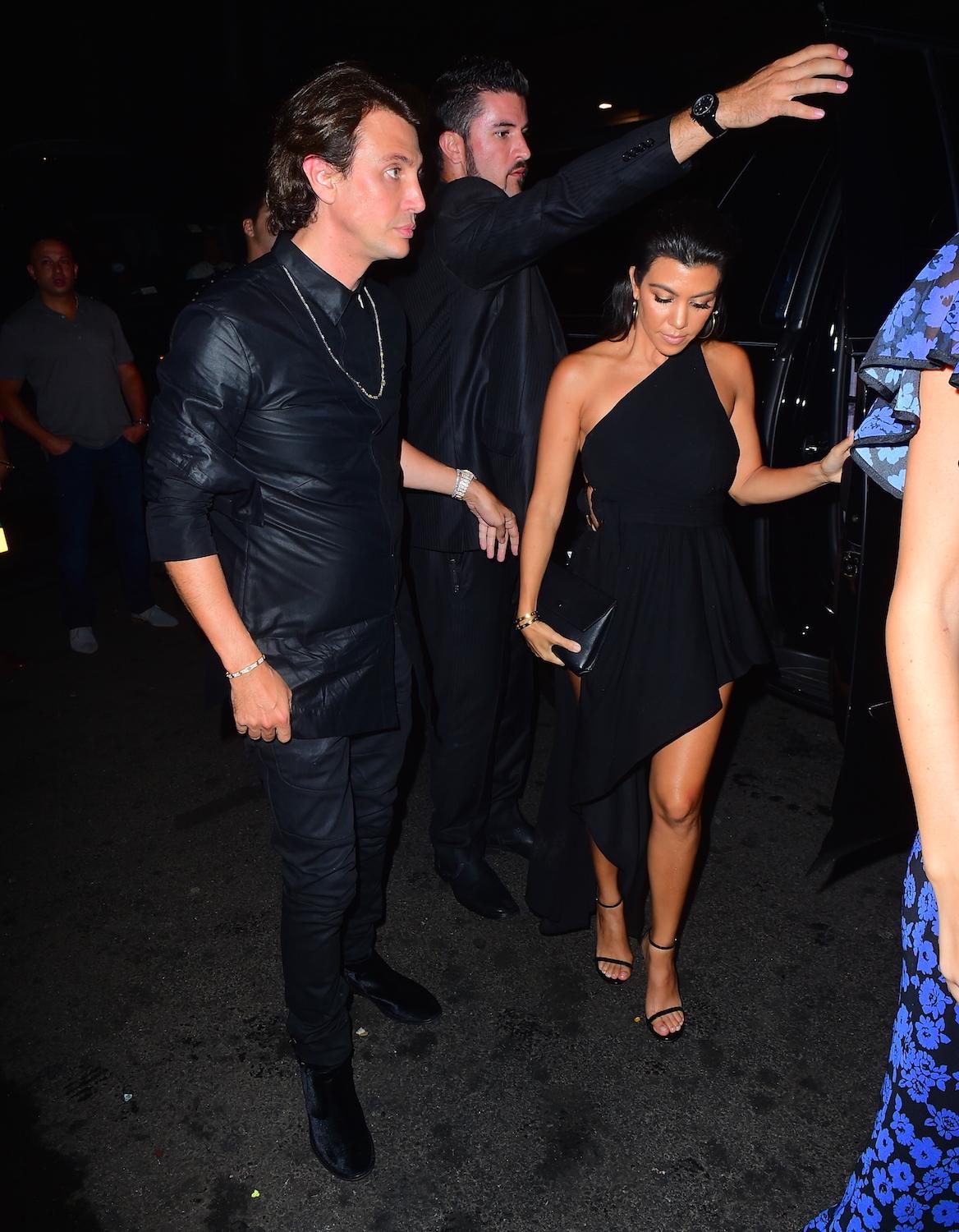 Kourtney Kardashian Hits the Town for Night of Partying with Jonathan Cheban