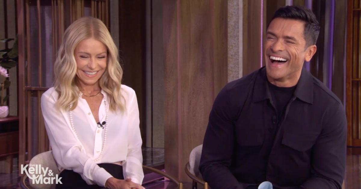 Image of Mark Consuelos said Ryan Reynolds sent him a text minutes before the show began.