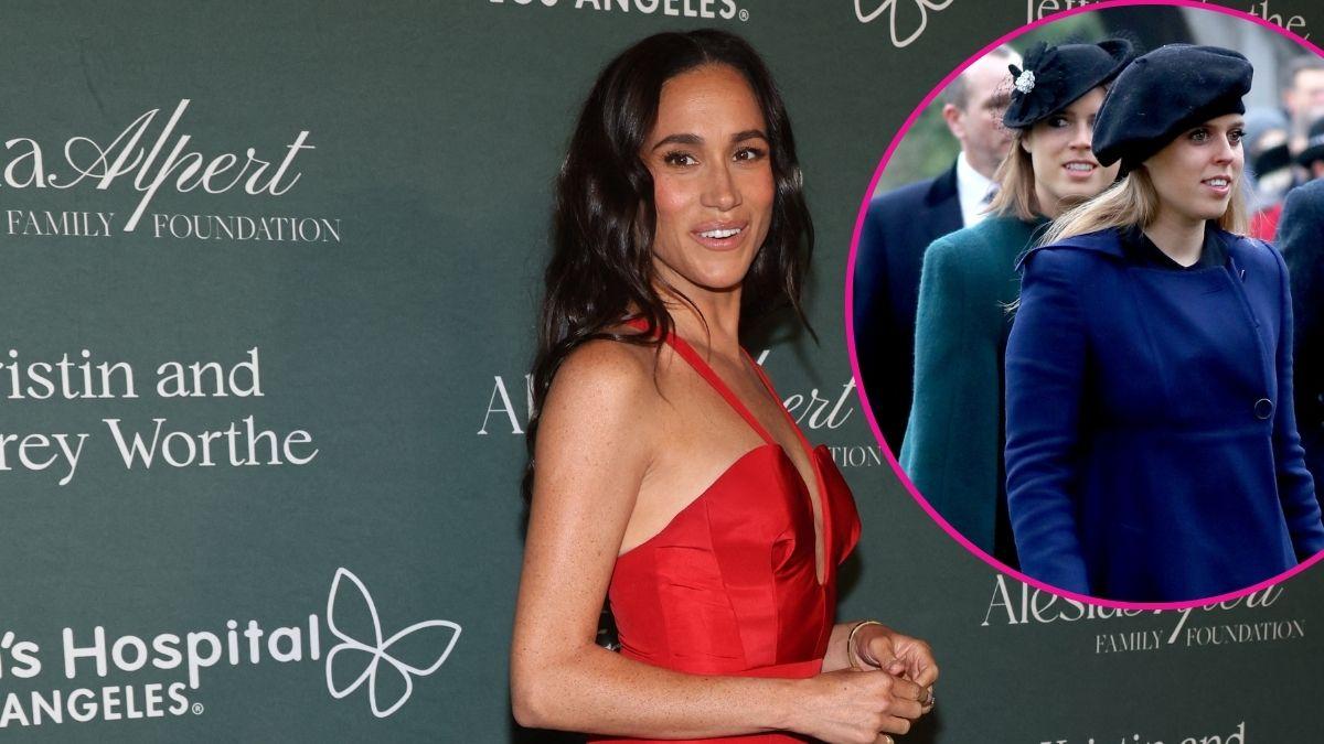 image of meghan markle and princess Eugenie 