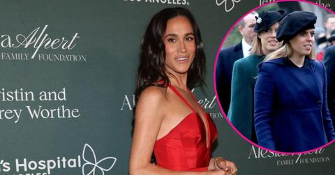 image of meghan markle and princess Eugenie