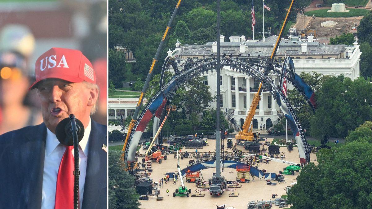 Photo of Donald Trump and 'The Claw.'