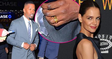 Jamie Foxx Married Katie Holmes Engaged Wedding Ring Baby