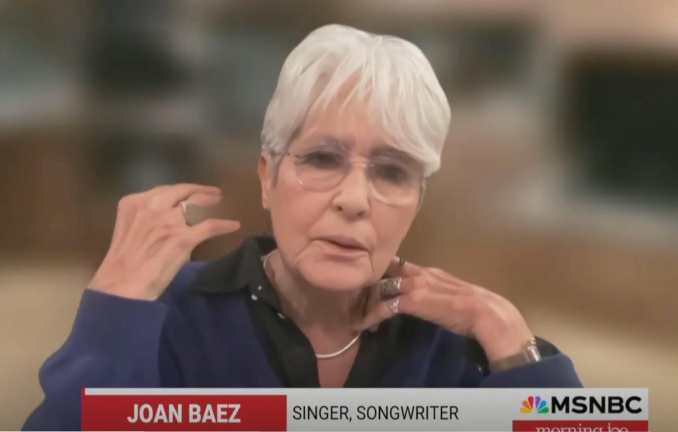 joan baez awkwardly mispronounces kamala harris name morning joe