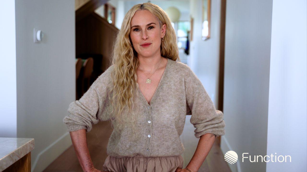 image of Rumer Willis is happy to partner with Function to learn more about her health.