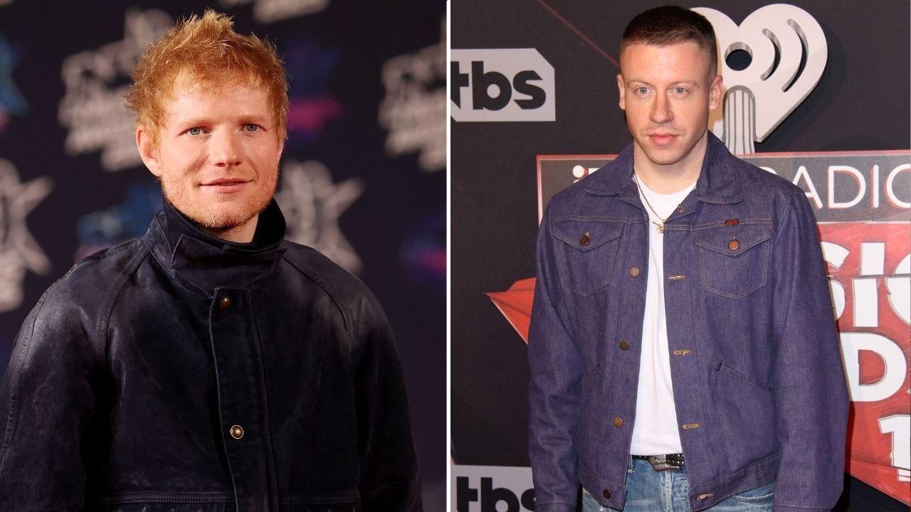 Image of Macklemore was removed from the Ed Sheeran’s Loop Tour after making pro-Palestinian remarks during a September 4 performance.