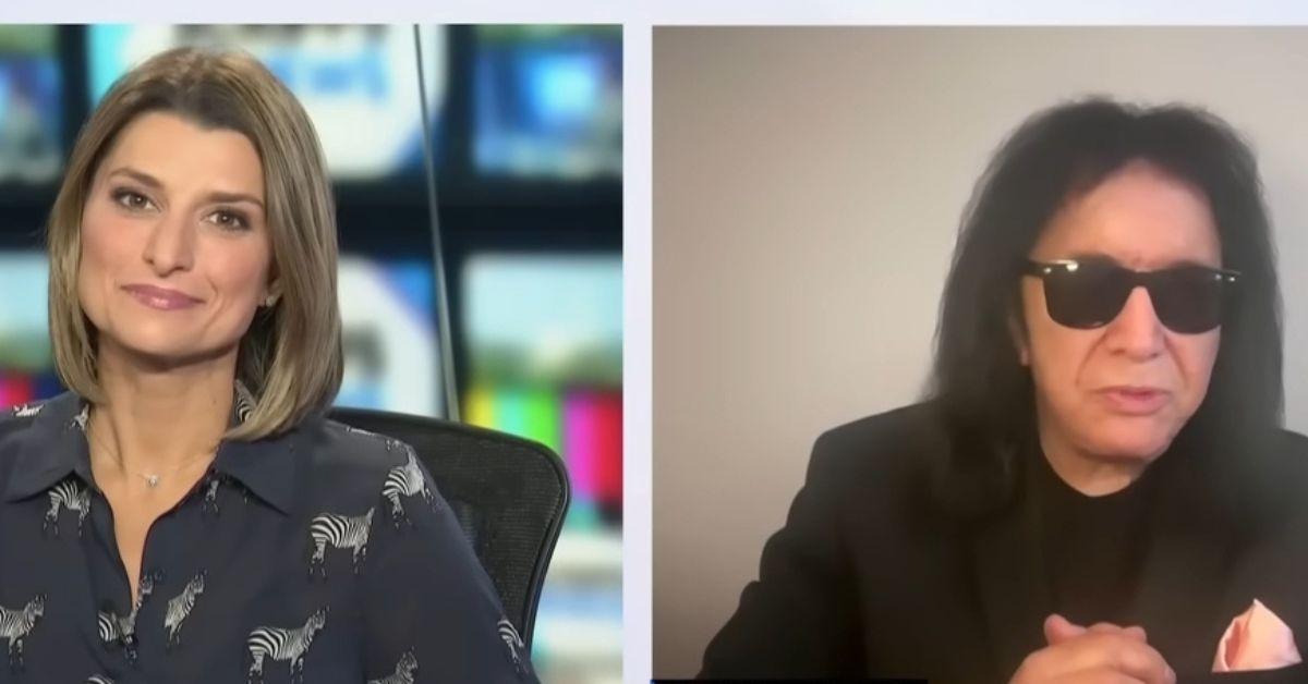 Photo of Gene Simmons asked Maritsa Georgiou if she was 'still modeling.'