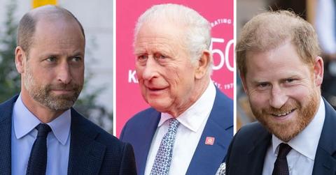 Prince William, King Charles, Prince Harry