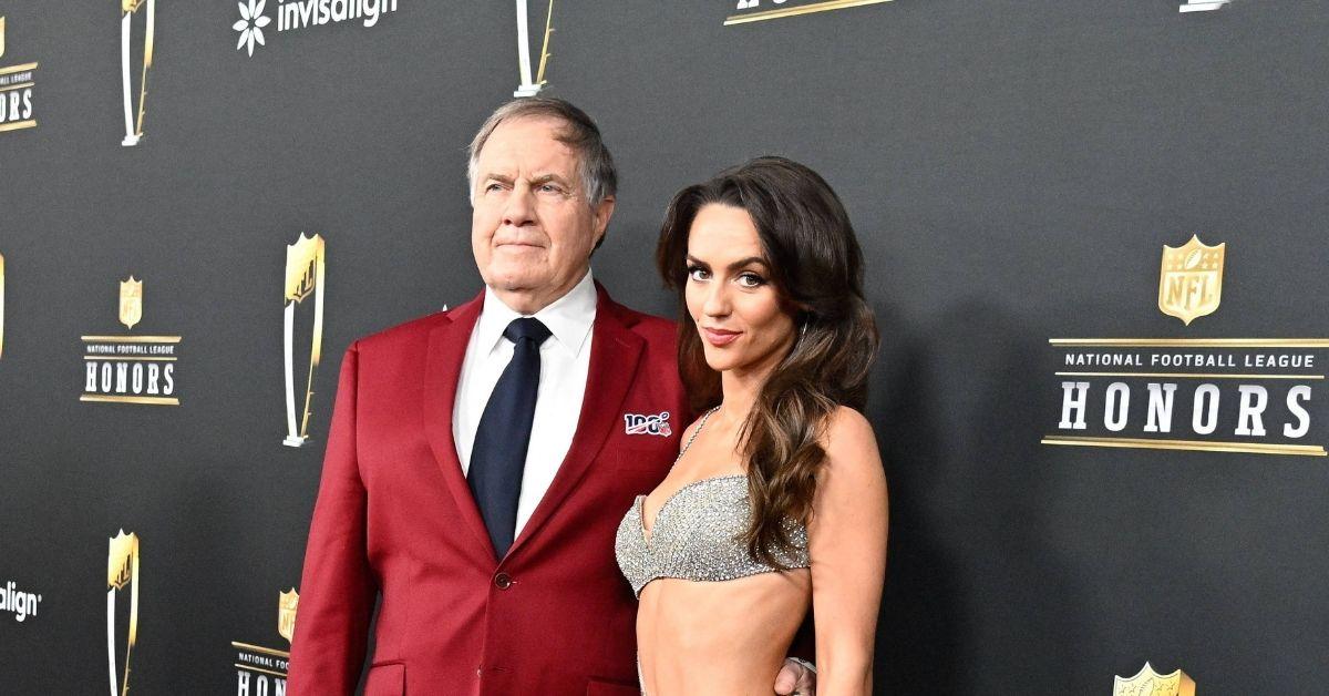 Photo of Jordon Hudson and Bill Belichick 