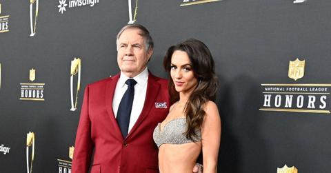 Photo of Jordon Hudson and Bill Belichick