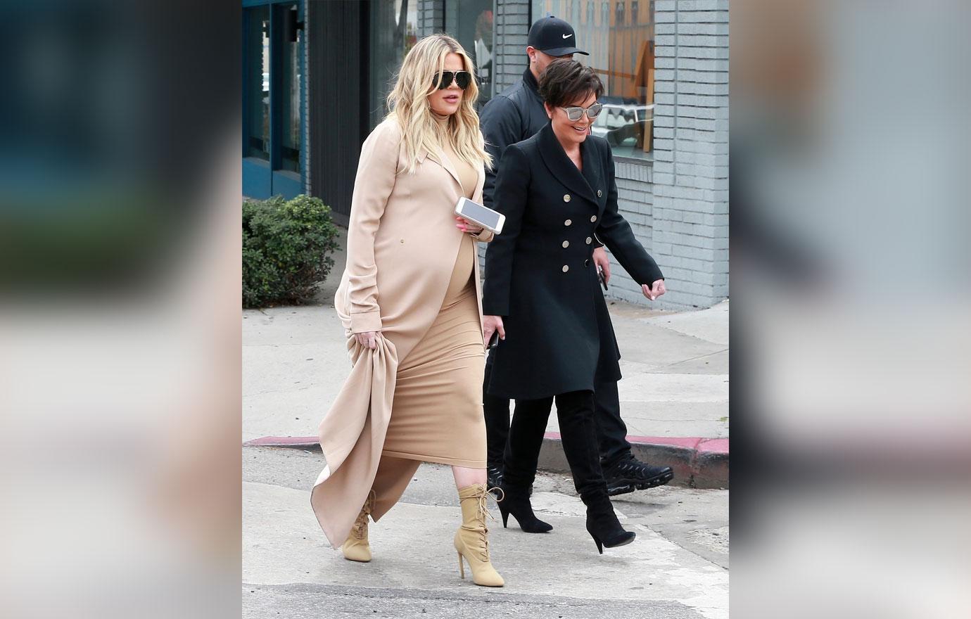 Pregnant Khloe Kardashian loads up on baby clothes at Petit Tresor