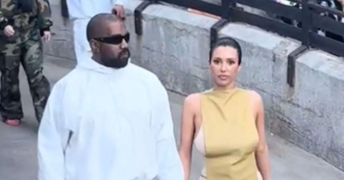 Photo of Kanye West and Bianca Censori tied the knot in 2022. 