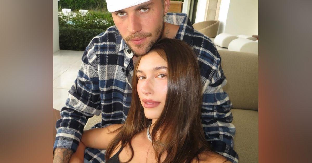 image of Justin and Hailey Bieber shared a PDA moment after breakup rumors.