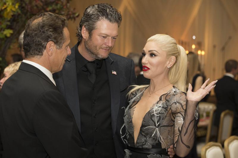 Gwen Stefani and Blake Shelton at Obama&#8217;s State Dinner in honor of PM Matteo Renzi of Italy