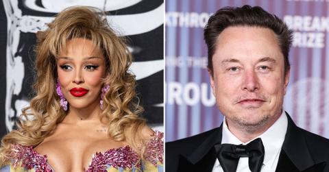 Photo of Doja Cat and Elon Musk.