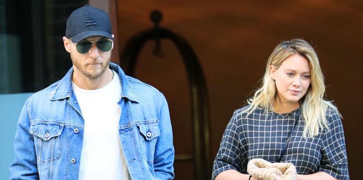 Hilary Duff and new beau Jason Walsh go out for a pizza lunch date in New York City