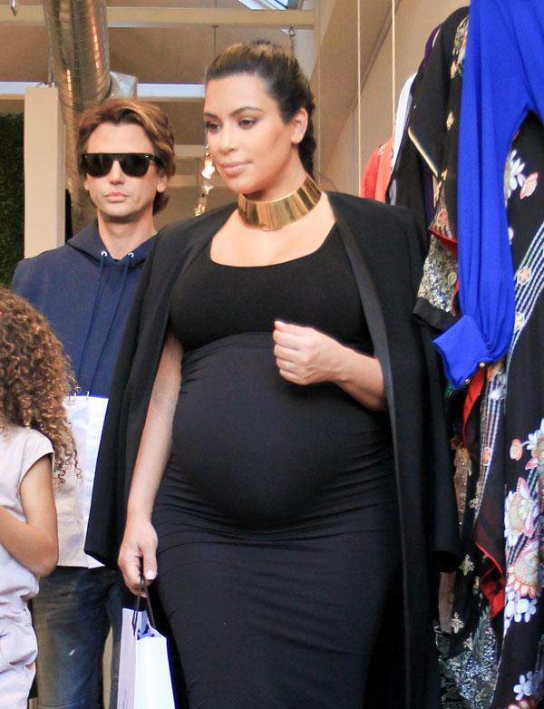 kim kardashian fat early labor