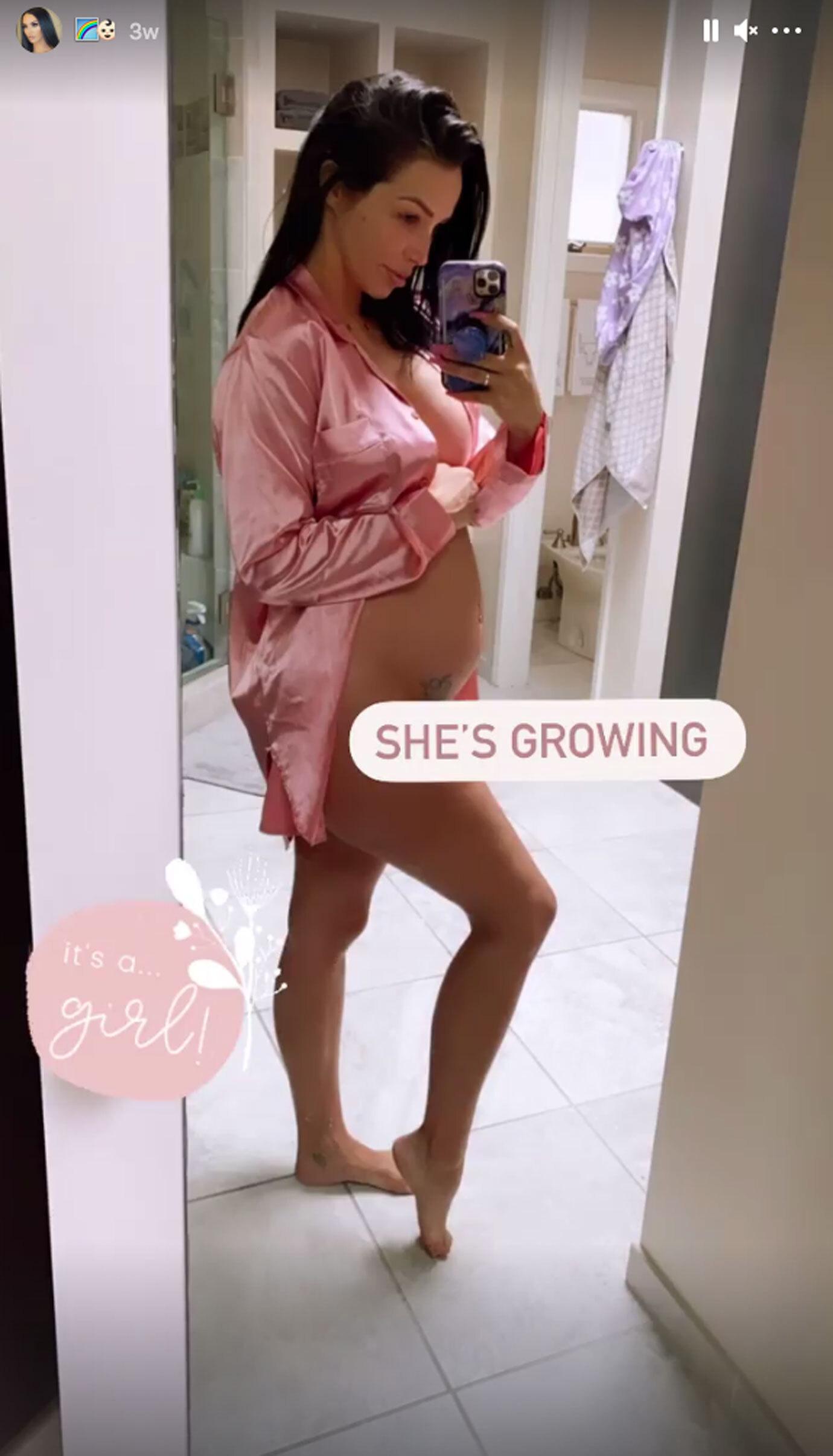 pregnant scheana