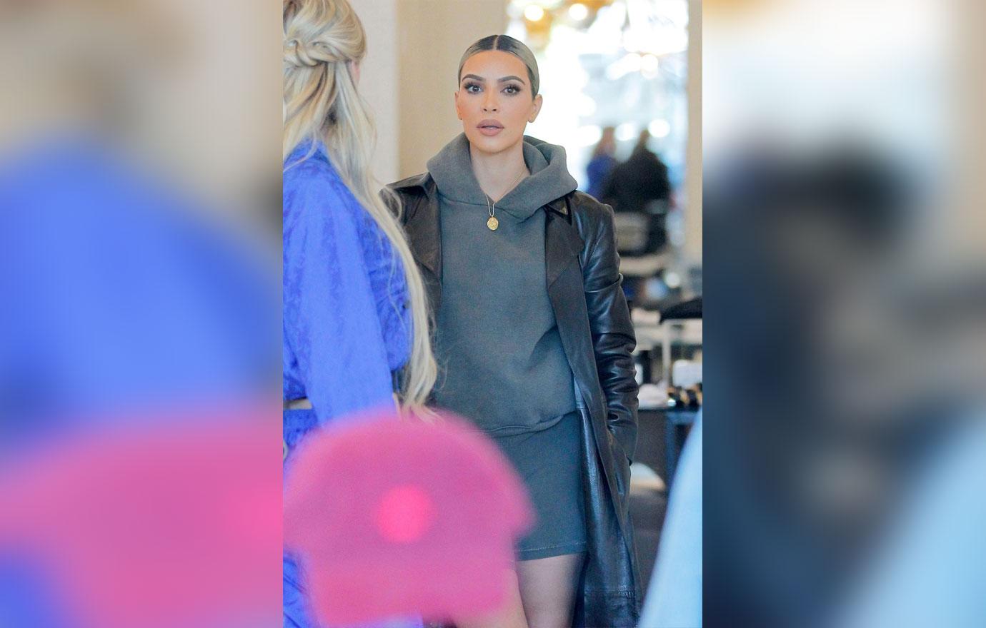 Kim Kardashian stops by har DASH store with the KUWTK cameras