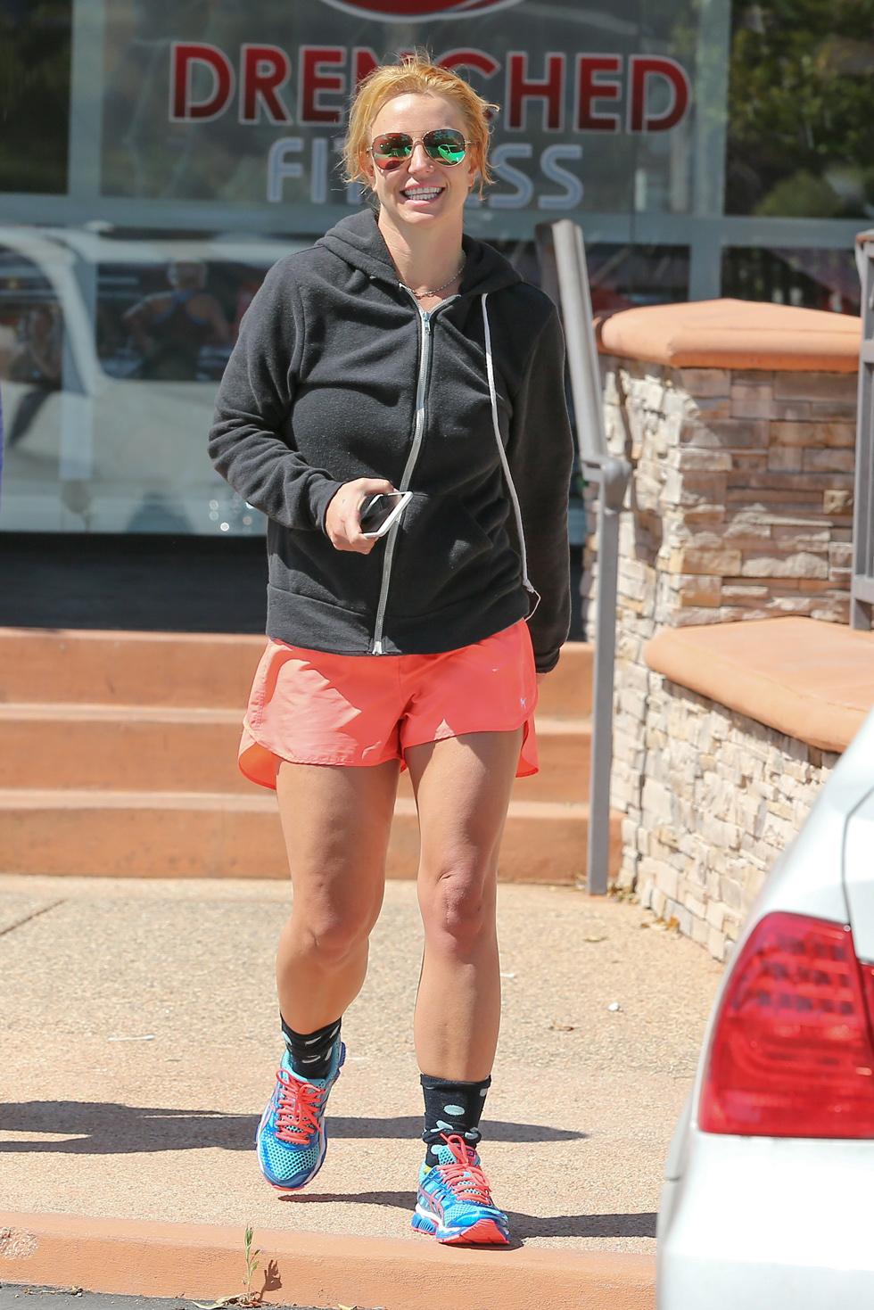 Britney Spears is a happy gym goer on Mother&#8217;s Day!