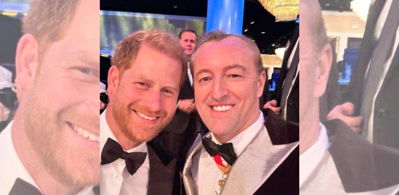 prince harry slammed for photo with prince mario max schaumburg lippe