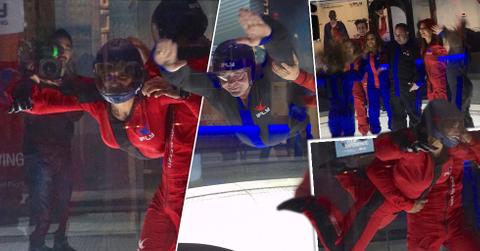 Teresa Giudice Prison Release Indoor Skydiving