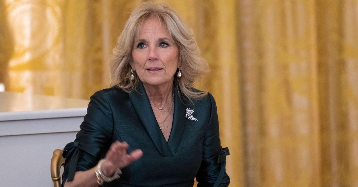 Jill Biden Gets Sporty in Adidas Jersey and Leggings for Soccer Event