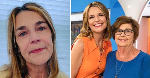 Split photo of Savannah and Nancy Guthrie.