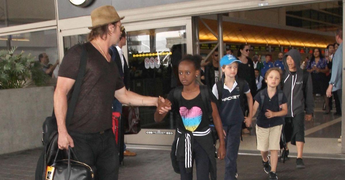 Photo of Brad Pitt, Angelina Jolie and Their Kids