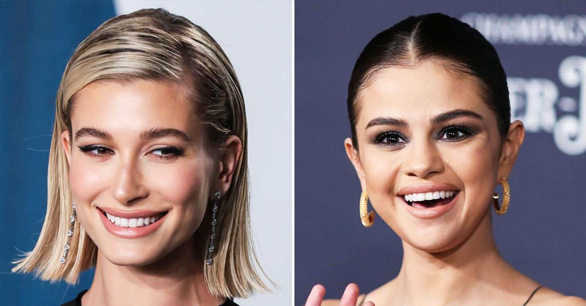 hailey bieber likes then unlikes selena gomezs elle cover on instagram