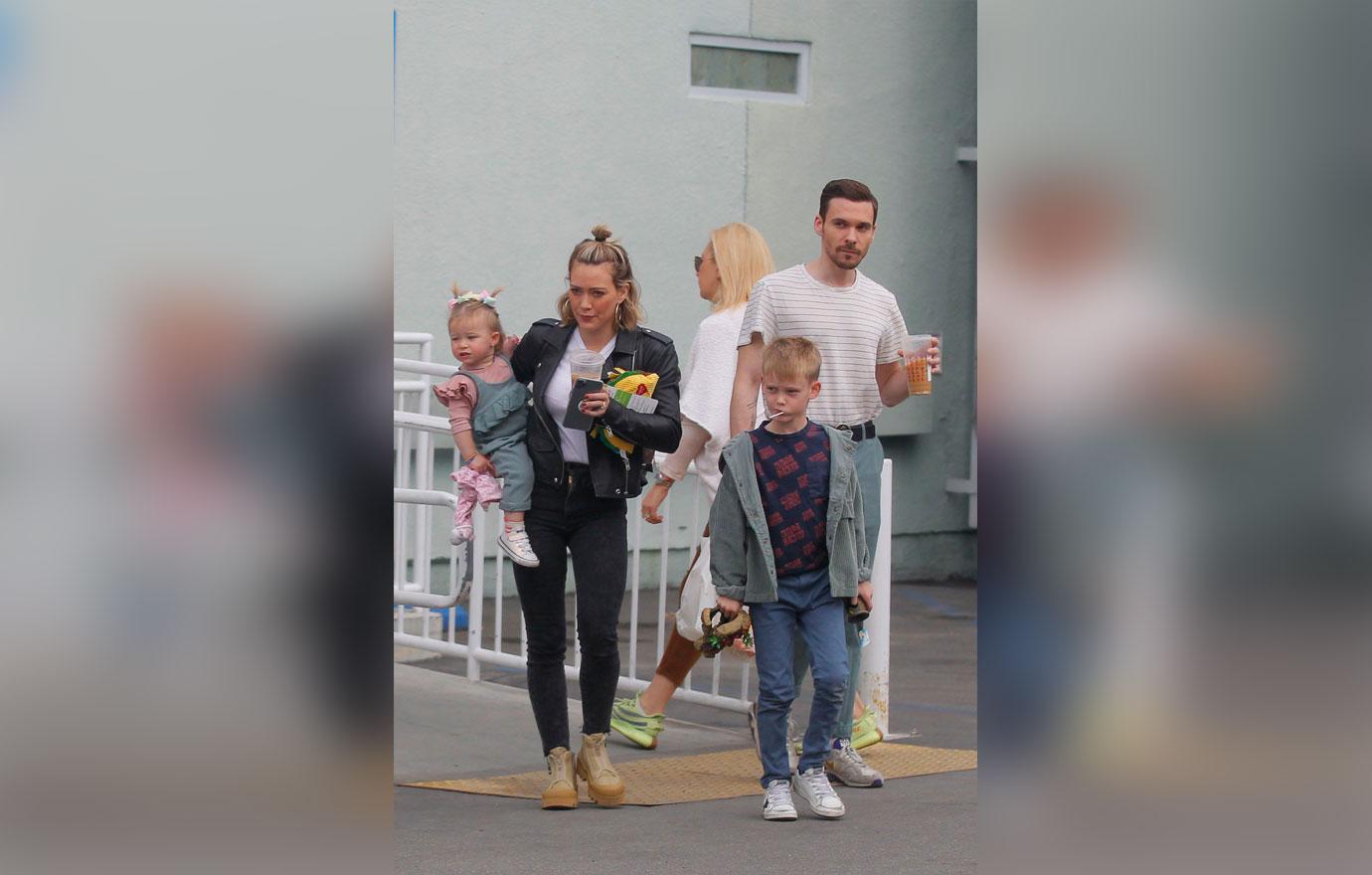 Hilary Duff & Matt Koma Enjoy A Day Out With The Kids