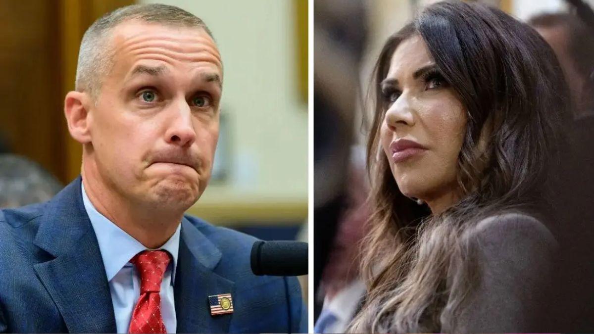 image of Kristi allegedly had an affair with her top aide Corey Lewandowski.