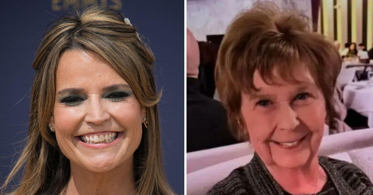 split photo of Savannah & Nancy Guthrie