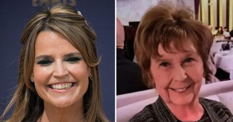 split photo of Savannah & Nancy Guthrie