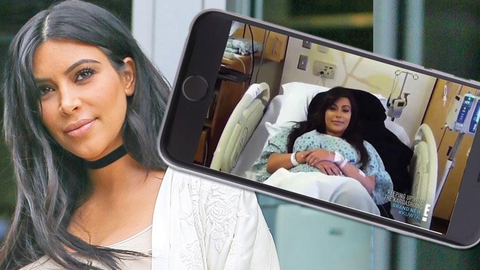 Kim kardashian pregnant birth app live stream