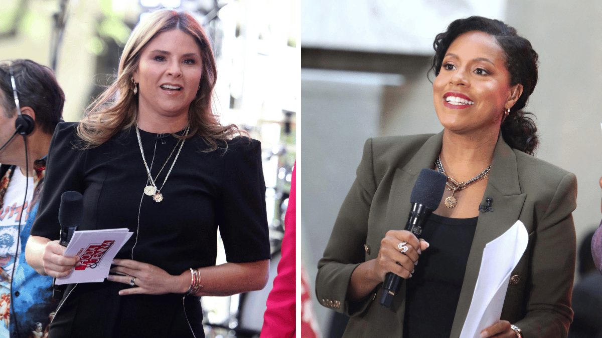 Jenna Bush Hager;Sheinelle Jones.