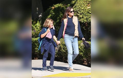 jennifer sammler smiles in santa monica with son samuel pics