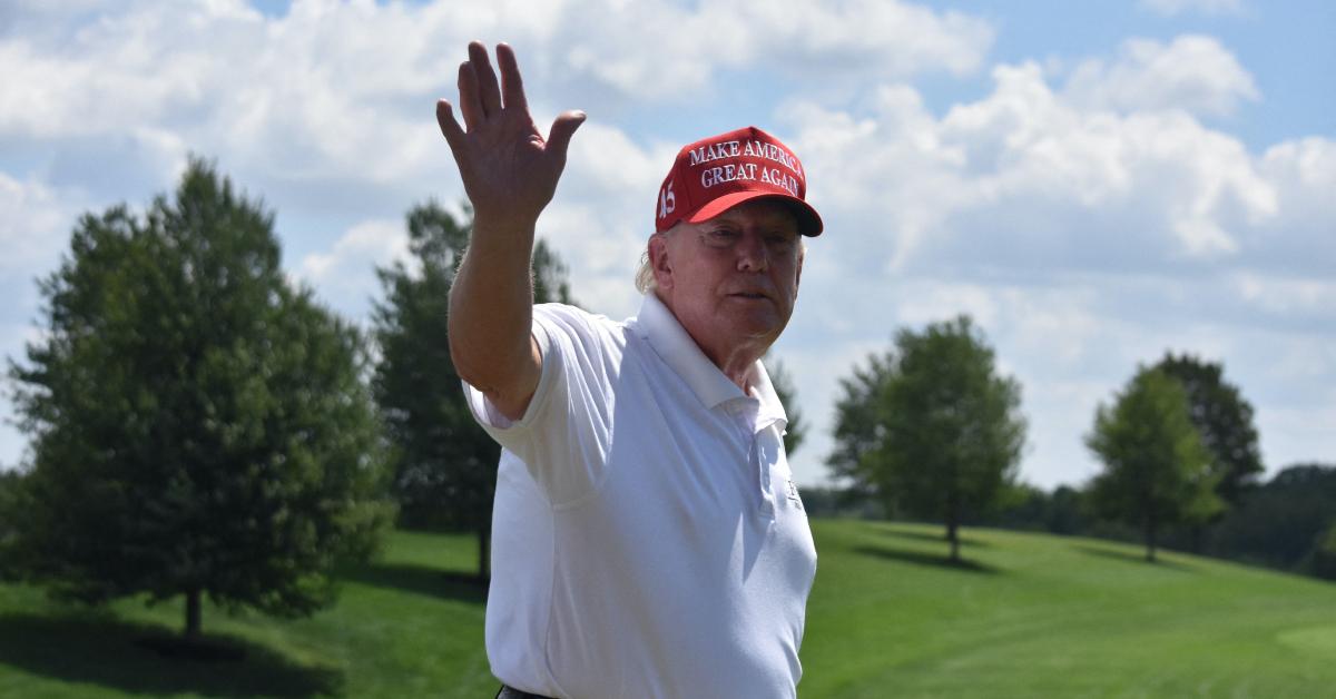 image of Governor Gavin Newsom's press office trolled Donald Trump for 'rigging' his golf game.