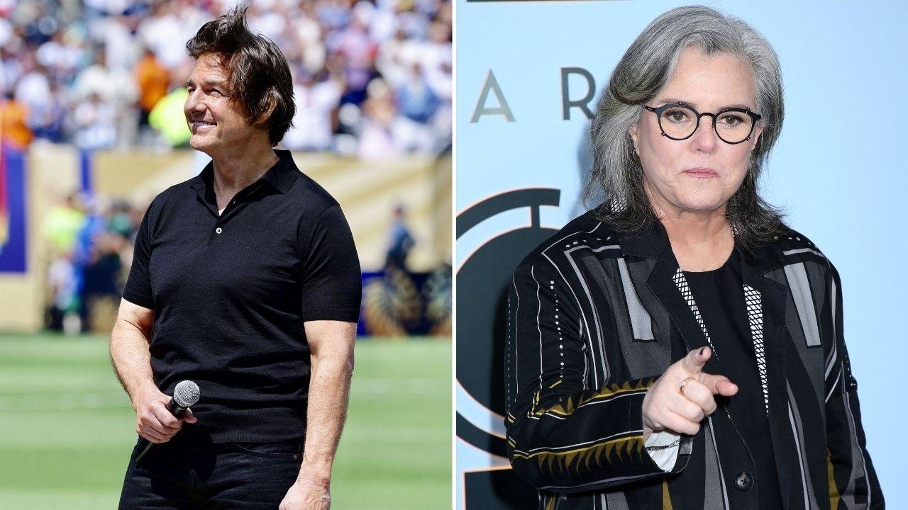 Split Photo of Tom Cruise and Rosie O’Donnell
