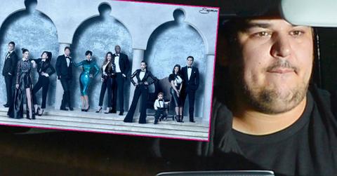 rob kardashian demands money christmas card