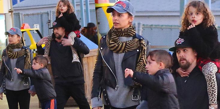 nicole richie joel madden sparrow harlow family fun day