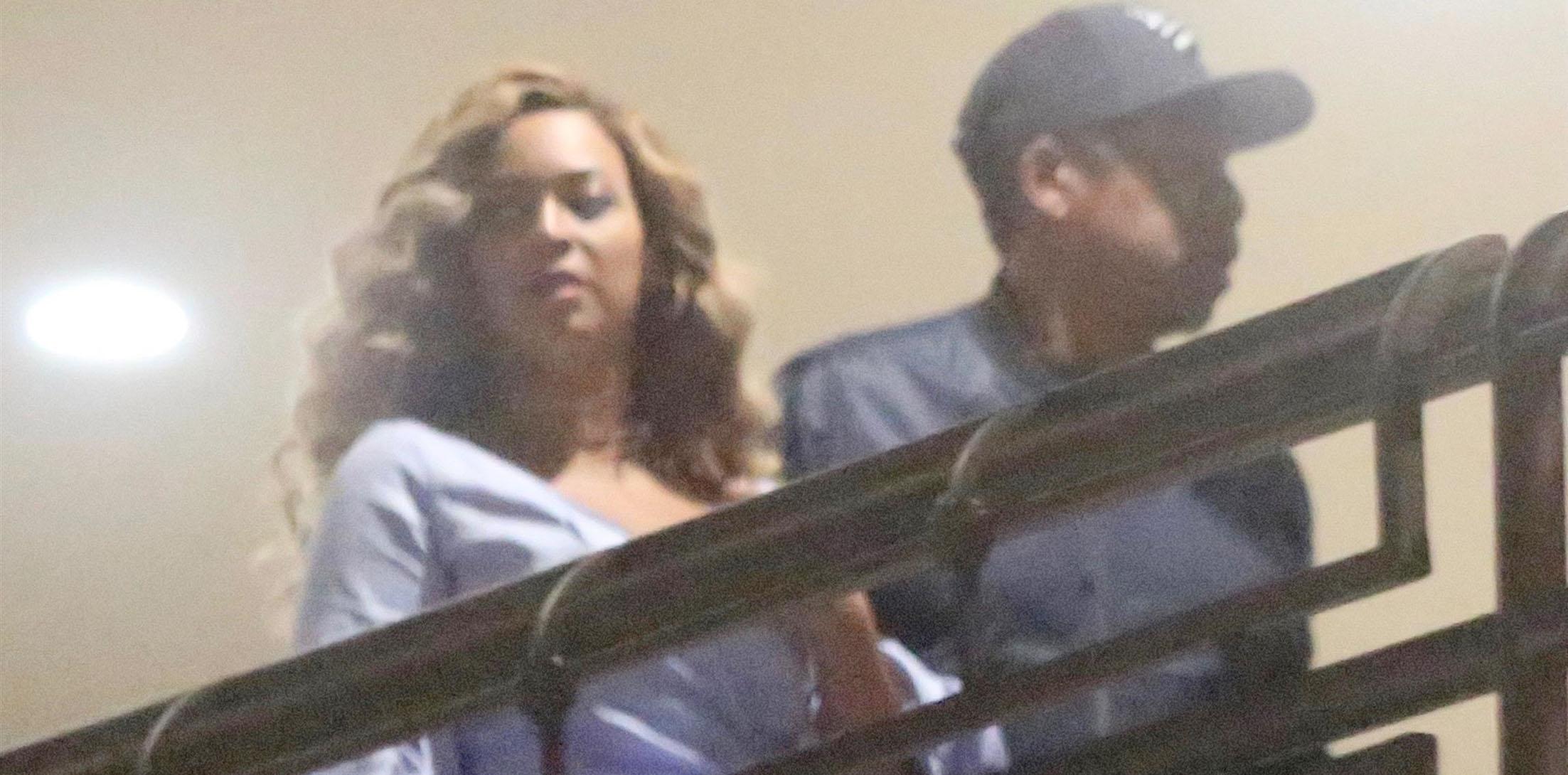 *PREMIUM EXCLUSIVE* Jay Z and Beyonce grab dinner at Sushi Park in West Hollywood