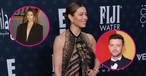 Image of Jessica Biel wore a revealing look on the red carpet.