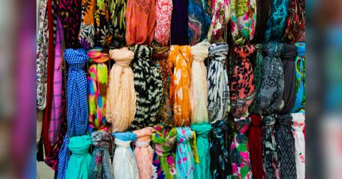 wish your employees seasons greetings with custom scarves