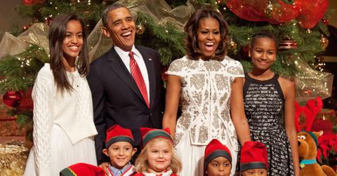 Photo of Michelle, Barack, Sasha and Malia Obama