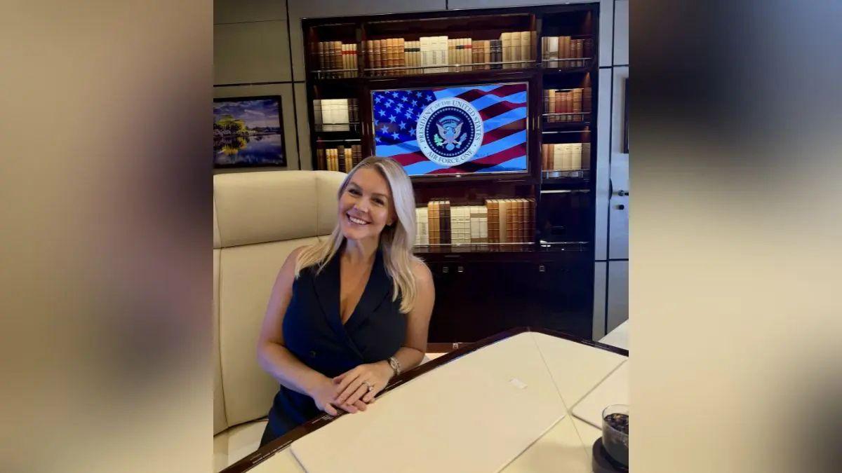 Photo of The mom-of-two sparked criticism for taking photos on the president's flashy jet.
