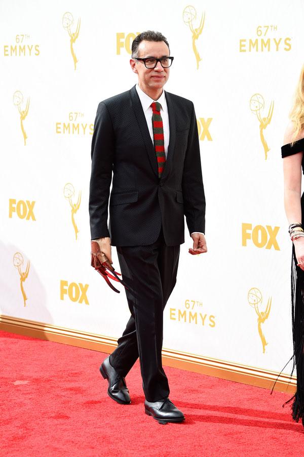 Fred armisen 2015 emmys red carpet